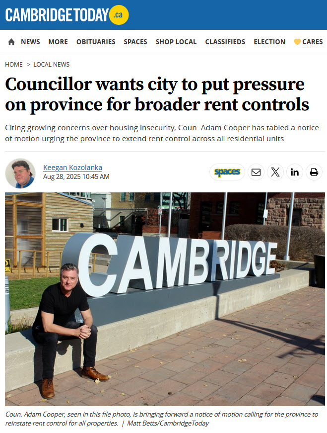 Motion for rent control Motion for rent control