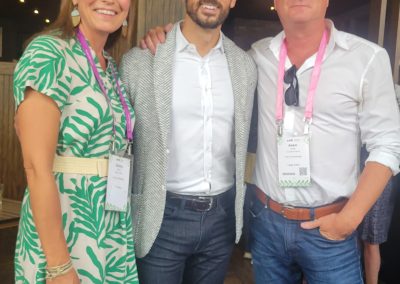 Meeting with then Minister of Education Stephen Lecce in London.