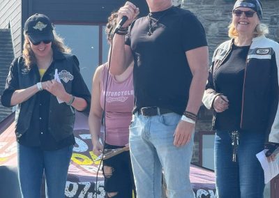 Supporting the annual 'Ride For Dad' motorcycle ride.