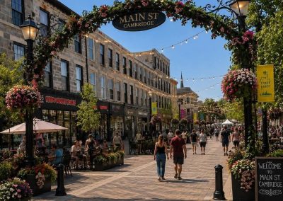 Cllr. Adam Cooper's vision of the Main St promenade.